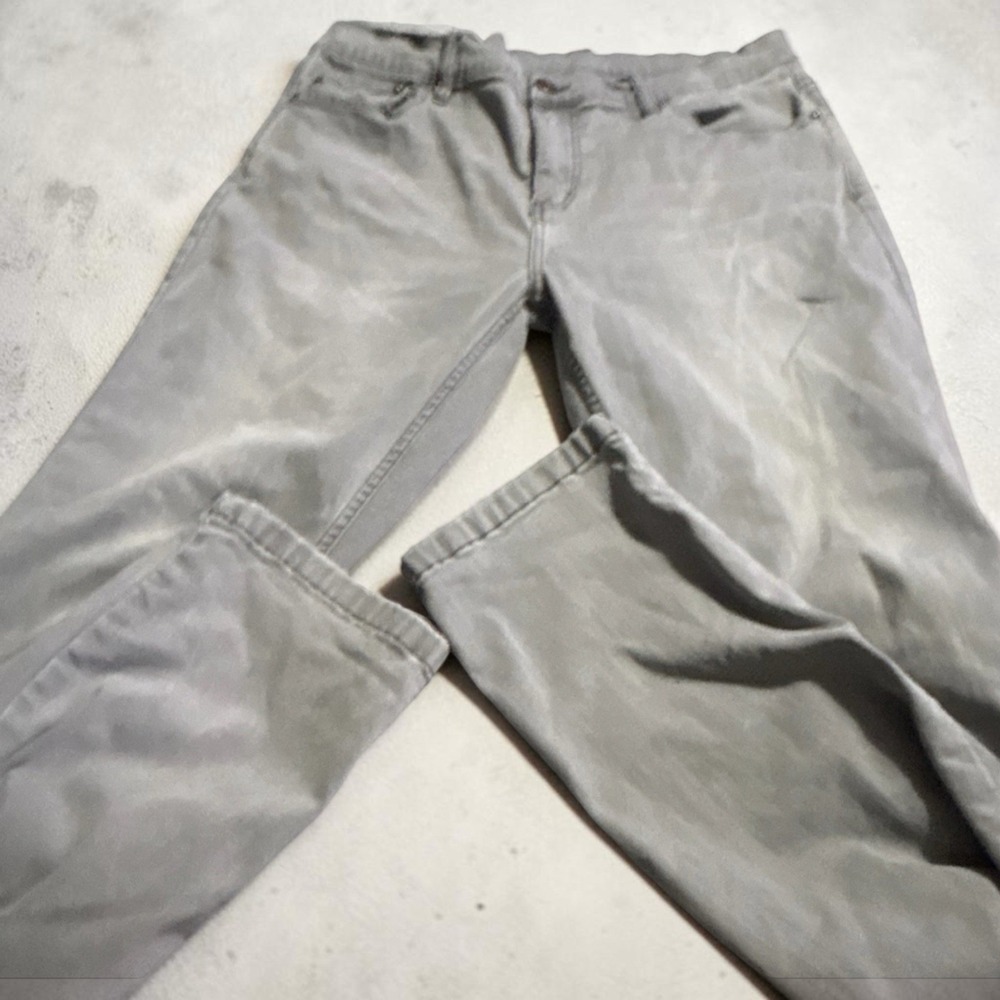 Mugsy Jeans Men's Gray Denim Jeans Straight Fit Size 35x34